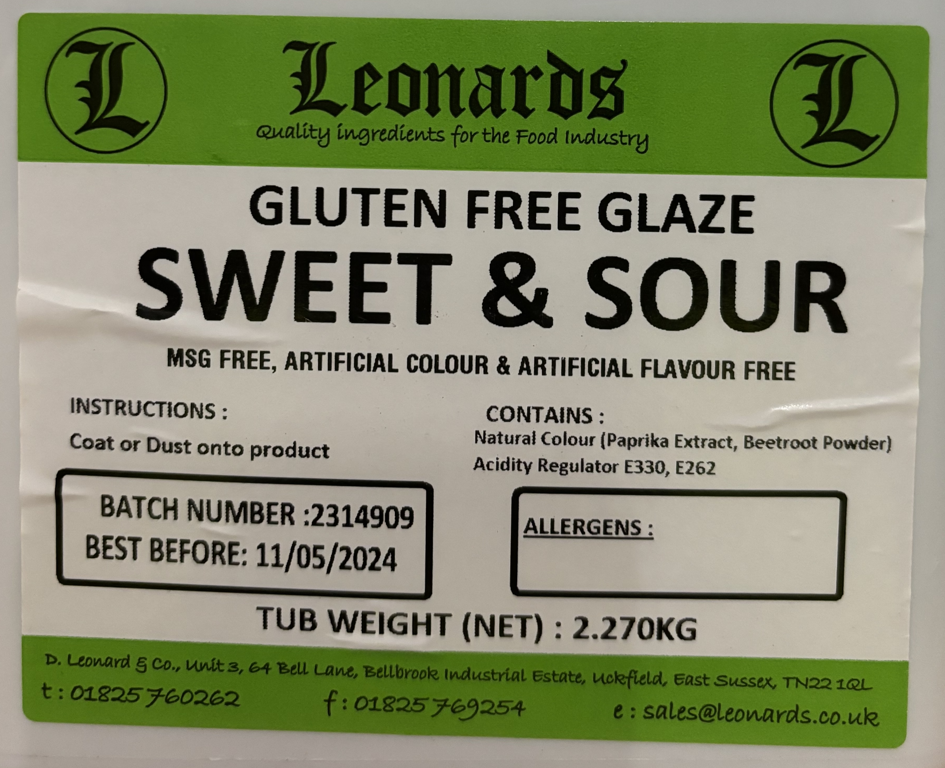 LEONARDS GLUTEN FREE