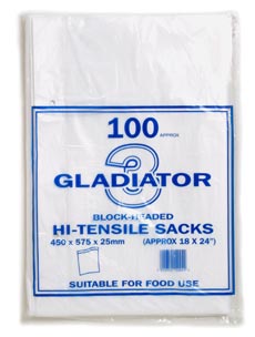 HI TENSILE CLEAR SACK