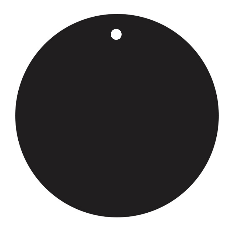 114 ROUND BLACK PAPERS