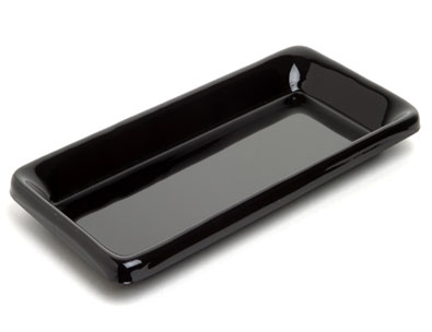 TRAY BLACK 12X6