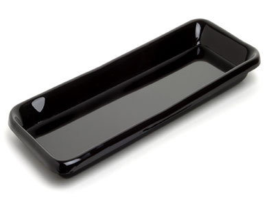 TRAY BLACK 15X6