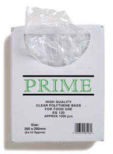 POLYTHENE BAG  8 X 10IN
