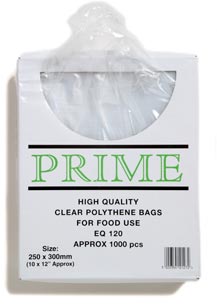POLYTHENE BAG 10 X 12IN
