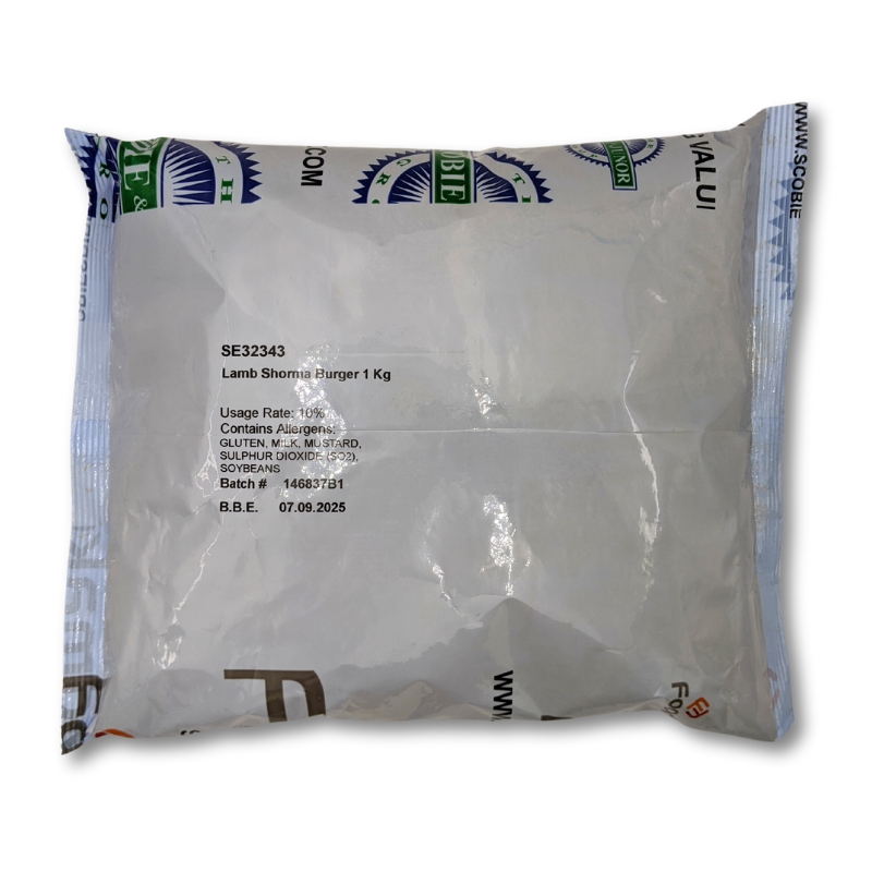 LAMB SHORMA BURGER 1KG