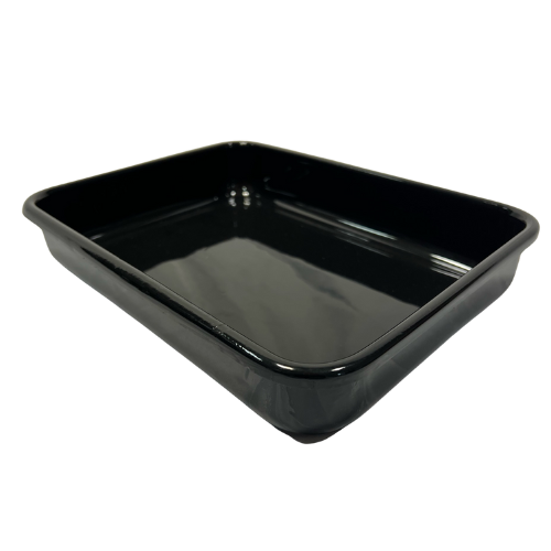 TRAY BLACK 15X11X2