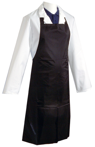 APRON BLACK NYLON PLAIN