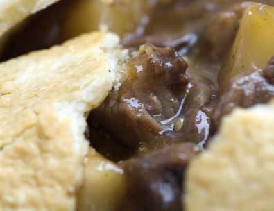 Dark Gravy Steak Pie